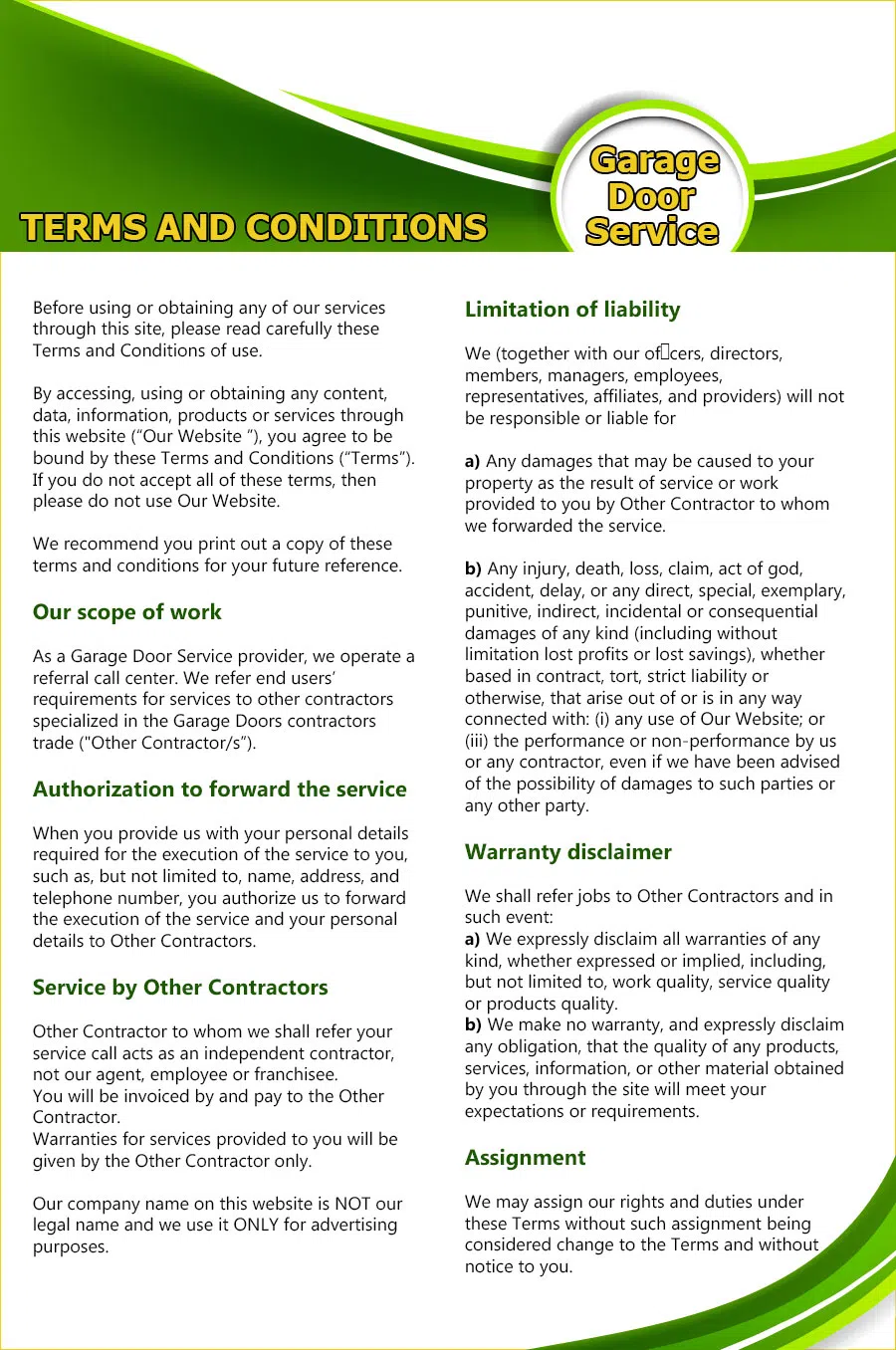 Master Garage Door Service Carlstadt, NJ 201-365-7955